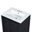 Ensemble de meuble-lavabo 48 po avec lavabos doubles (séparés), lavabos doubles en céramique, tablette de rangement et portes à fermeture en douceur 48 po