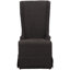 Chaise d'appoint rembourrée en coton Carolee
