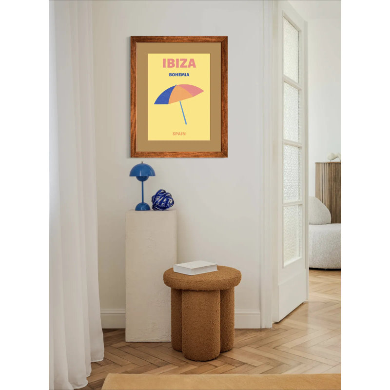Ibiza Bohemian Lemon Grove Art Print, 42 cm H x 30 cm W