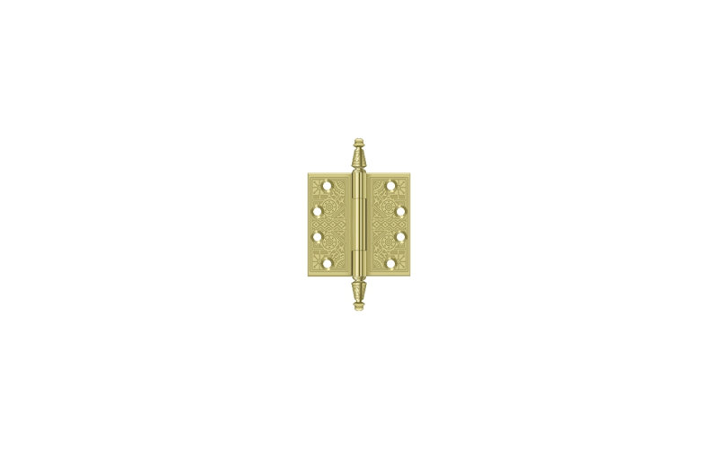 Hinge, Polished Brass