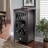 Monroe X-Panel Wine Stoarge Cabinet in Espresso Finish With Cabinet, 40.19" H X 15.6" D X 22.51" L