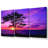 Red Ocean Tree - 3 Piece Wrapped Canvas Print-2003780309