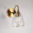 Coleridge Metal Gold Armed 1-Light Wall Sconce ETL Certified
