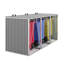 La remise à poubelle permet de ranger 3 poubelles avec une tige de support pneumatique avec portes verrouillables et une chaîne de couvercle imperméable-1153950994
