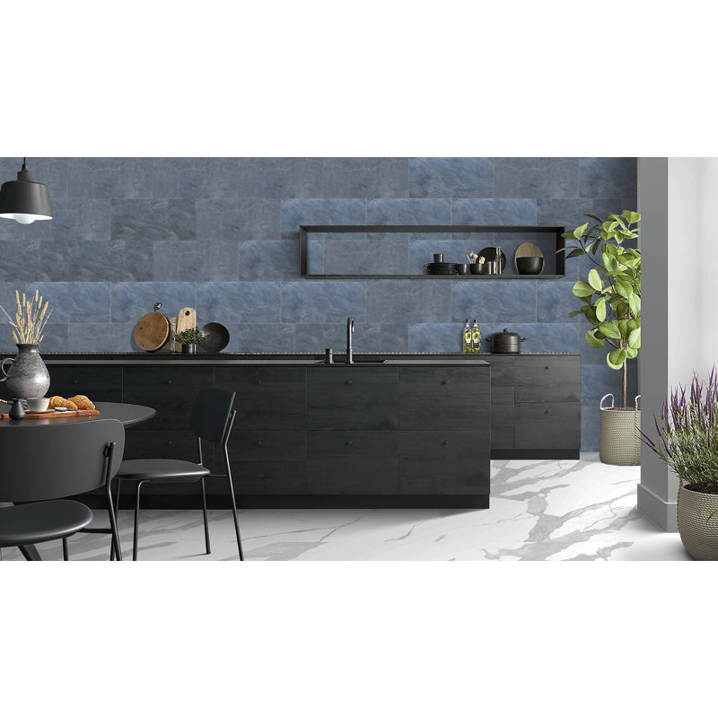 Panneau mural gris en pierre 23,6 po Falkirk Johnstone (paquet de 5)