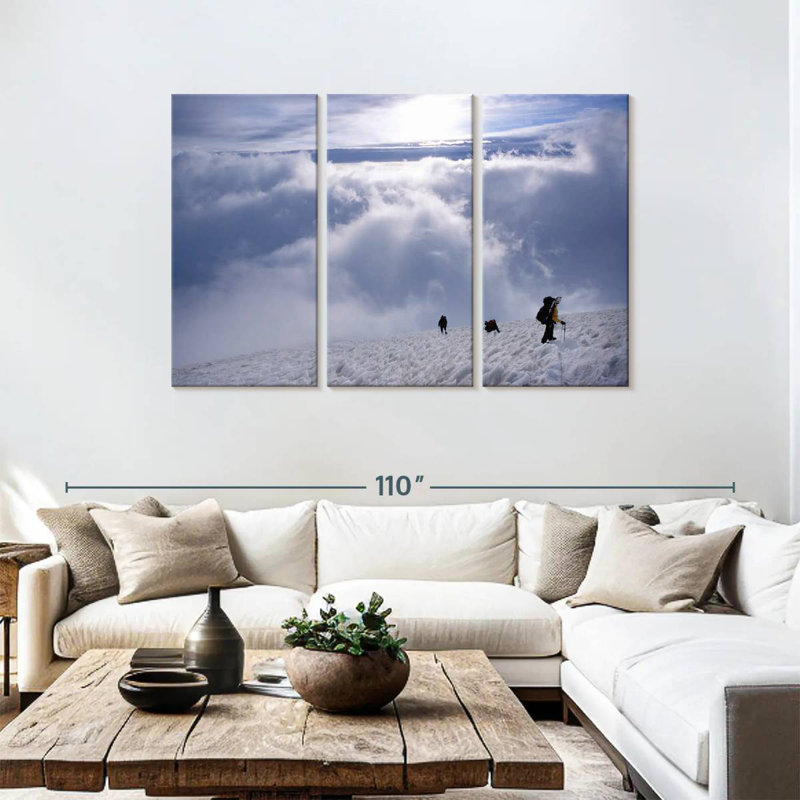 Mount Rainier Ice Climbing, 48" H x 74" W