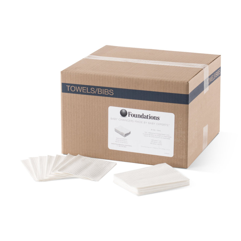 Housse de matelas à langer jetable non imperméable et hygiénique, paquet de 500