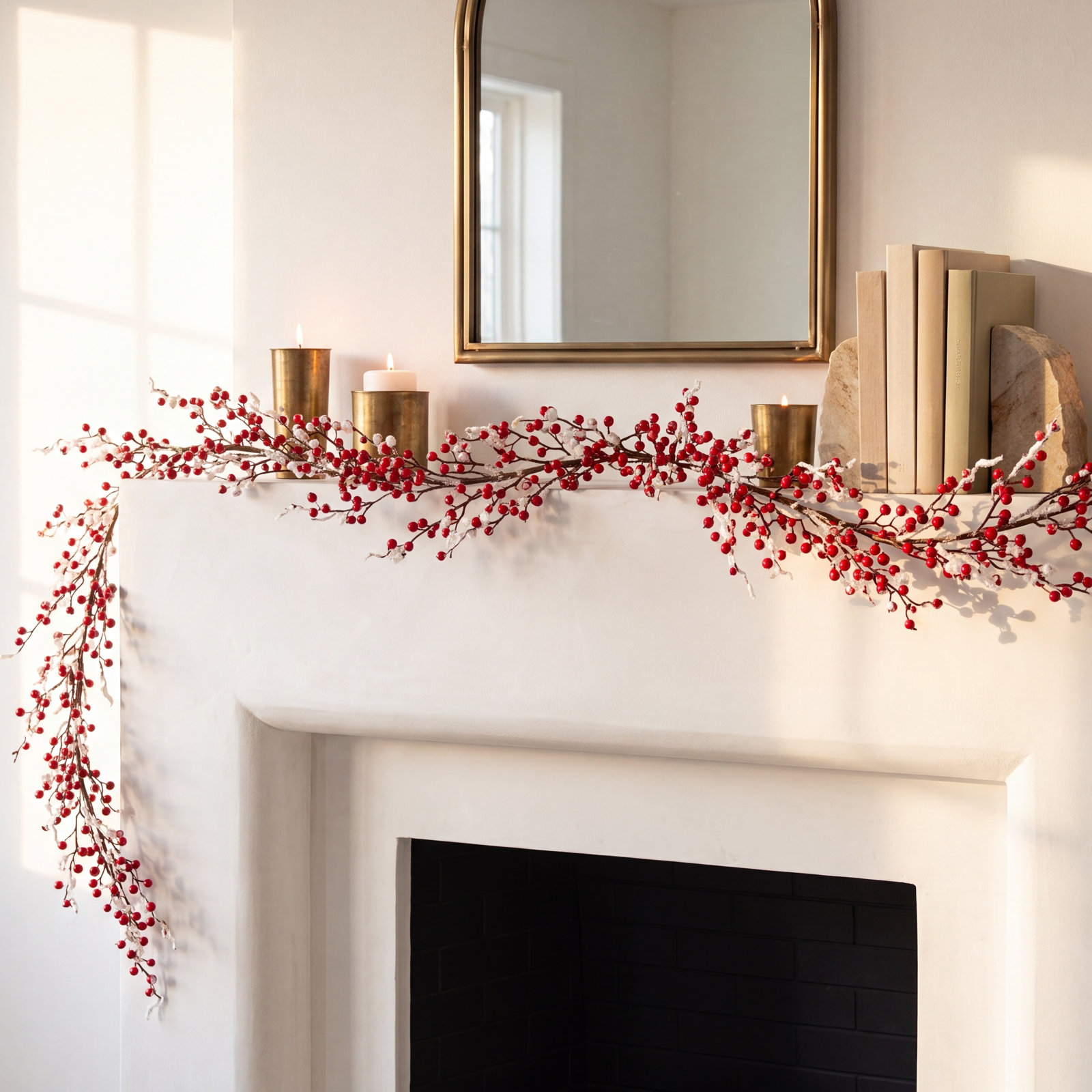 60'' in. Faux Berry Garland