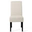 2 chaises de salle à manger beige 2 pièces - contemporain, rembourré, avec structure solide