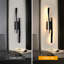 Black Aluminum LED Bar Sconce