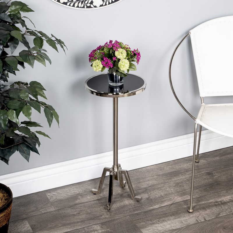 Sash Metal & Marble Side Table