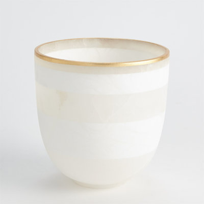 Striped Alabaster Bowl