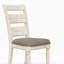 Chaises de salle à manger à dossier échelle, ensemble de 2