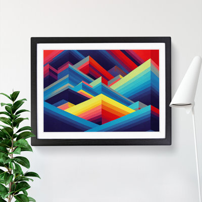 Uplifting Abstract Art - Framed Print