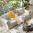 89" Comfortable 3-Seater Sofa For Living Room, Soft Slipcovered Couch With Washable Cover, Supportive Cushions & Sturdy Frame-1942176671