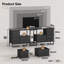 160cm Multifunctional Tv Cabinet With Multiple Drawers-1042957990