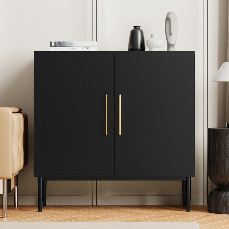 Armoire de rangement avec portes, armoire autoportante, buffets en bois