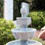 Fontaine d'extérieur à 4 niveaux Dunaway