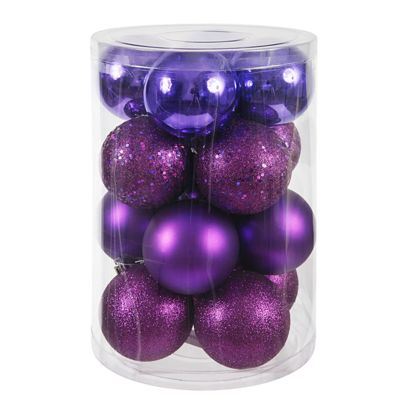 Holiday Décor Ball Ornament, Purple Plum