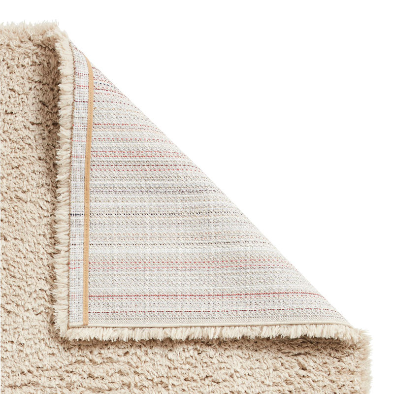 Alvery area rug Machine Woven Beige, Square 11.5 x 11.5cm