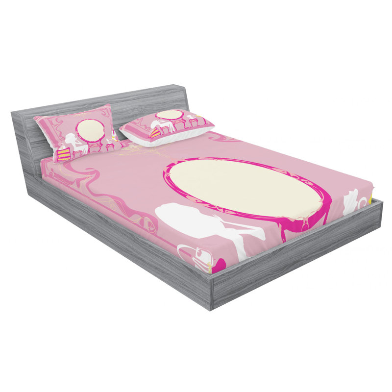 Microfiber Sheet Set, Queen Sheet Set with Fitted Sheet