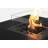 Planika -  Square Table High Gas Fire Pit With Attachable Table