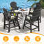 Tabouret de bar d'extérieur 27,6 po avec coussin Faul-1148790253