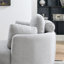 Fauteuil pivotant surdimensionné de 39 po avec repose-pieds de rangement Moon pour le salon