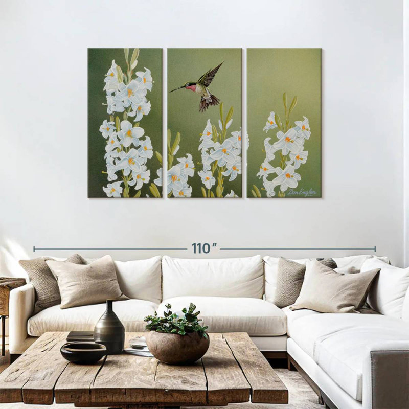 Brampt In the Garden, 48" H x 74" W