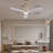 Jhamarion 42" Modern LED Ceiling Fan Chandelier with Remote-1331740347