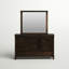 Commode combinée 4 tiroirs avec miroir Brodnax