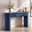Console Mid-Century moderne avec tiroirs dissimulés-129765298