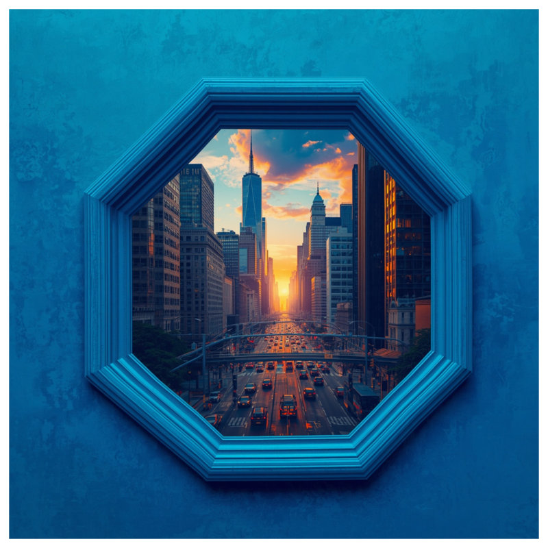 Couvertures New York City Skyline, L 50 po x H 60 po