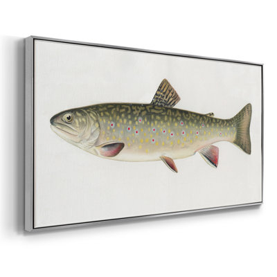 Large Bass Bass - Toile tendue avec châssis encadré - Prêt à être accroché