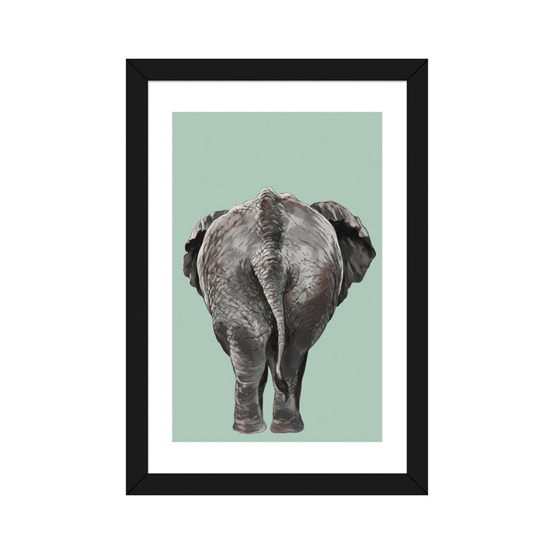 Animals, 24" H x 16" W x 1" D, Black Framed Paper