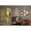 Porte de grange en bois massif DIY 3 en 1 pour chambres, espaces de rangement, placards-93928315-93928325
