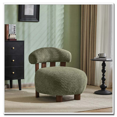 Fauteuil d'appoint en tissu Bouble