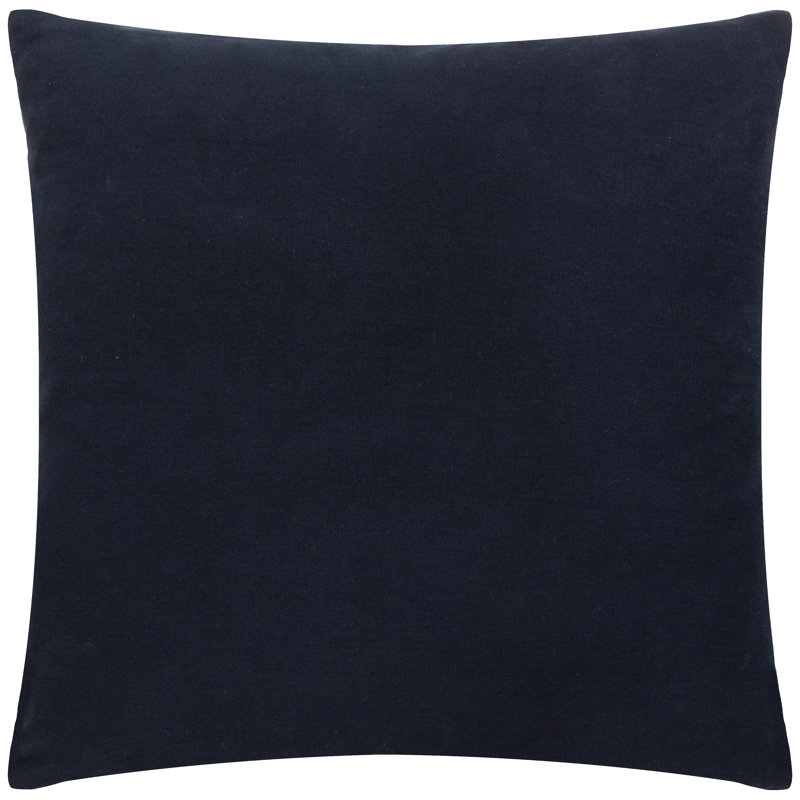 Archie Geometric Square Throw Cushion, Black
