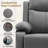 KORSER Recliner Chair, Rocker Recliners For Living Room, Small Recliner For Small Spaces, Fabric Manual Recliners With Side Pockects-926229745-910701822