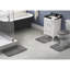 Ensemble de tapis de bain en nylon 4 pièces avec envers antidérapant Mccluney-673945793