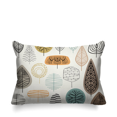 Felicity Autumn Trees Indoor/Outdoor Throw Pillow