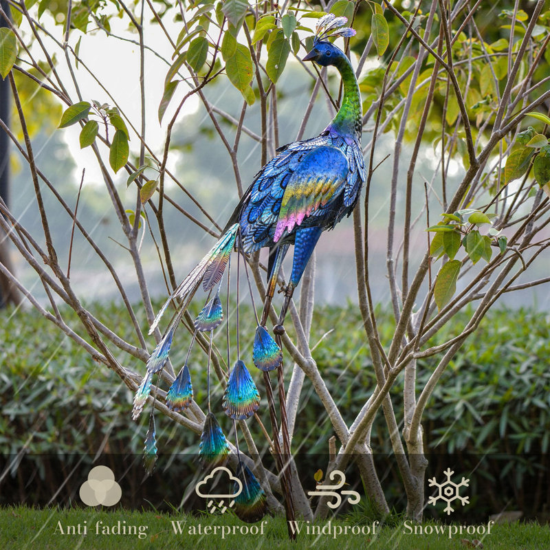 Animals Weather Resistant Water Resistant Rust Resistant Metal Garden Statue