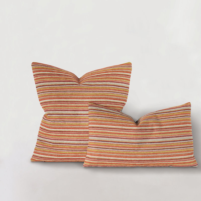 Eastlake Lumbar Pillow Cover & Insert, Orange