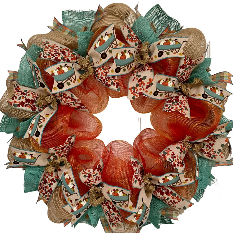 Couronne de ruban Harvest Wagon