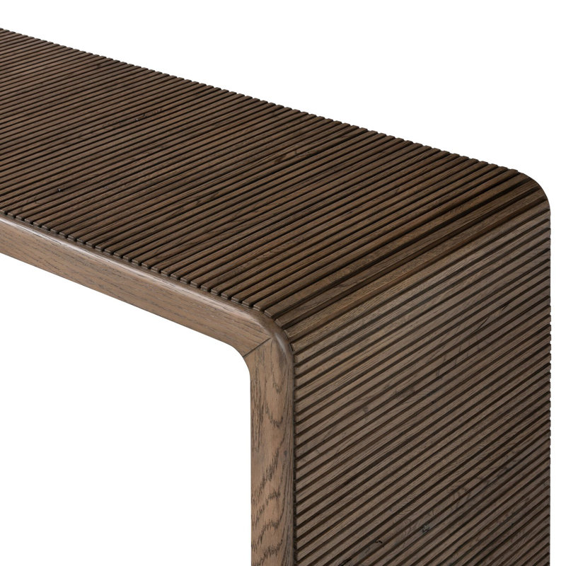 Leo 80'' W Console Table, Brown