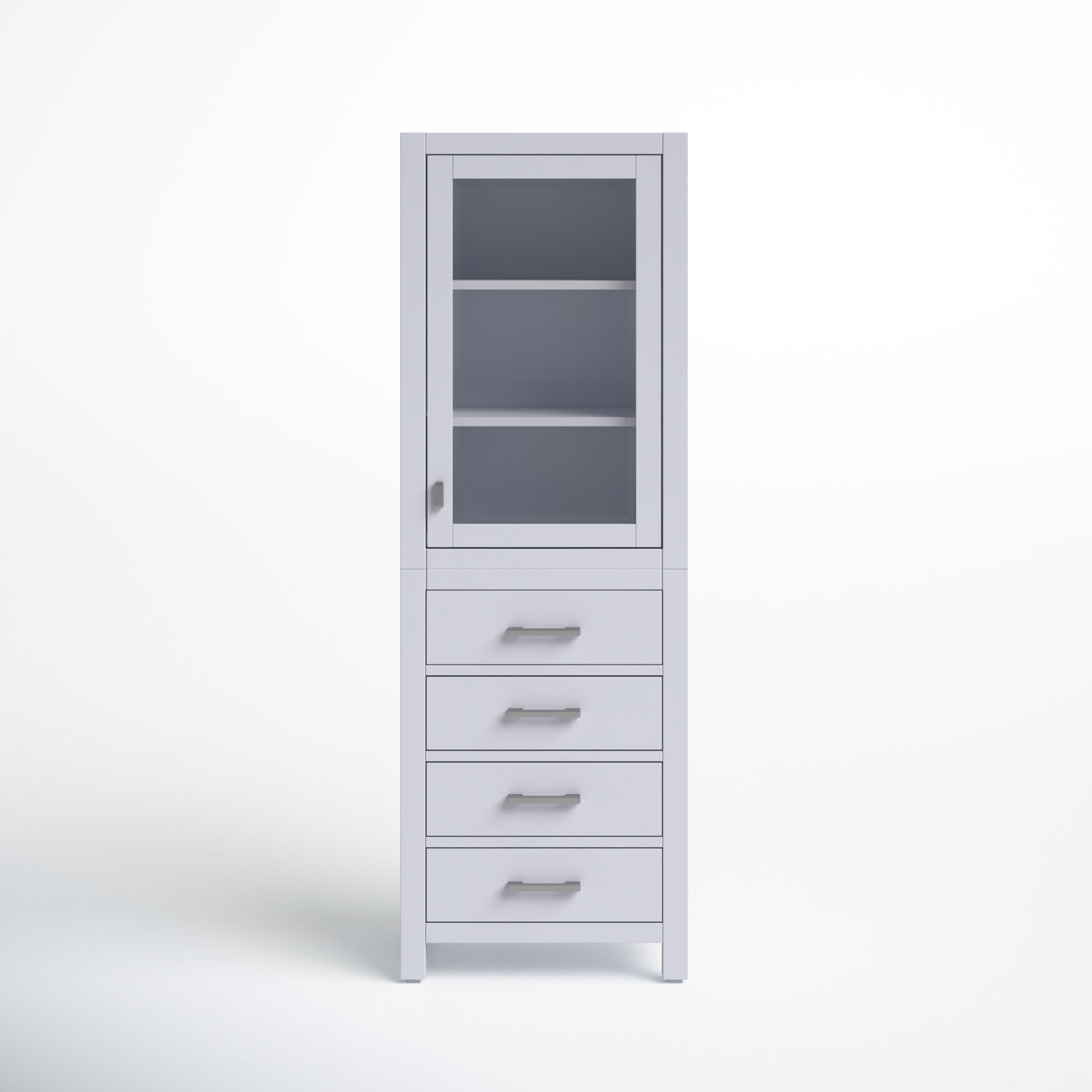 Keira Linen Cabinet, White