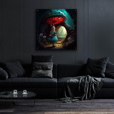 «Alice Back Pack» par The Golden Valley, art mural en verre acrylique