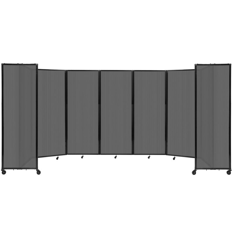Cloison murale en polycarbonate 360, H 90 po x l 234 po, Gris foncé