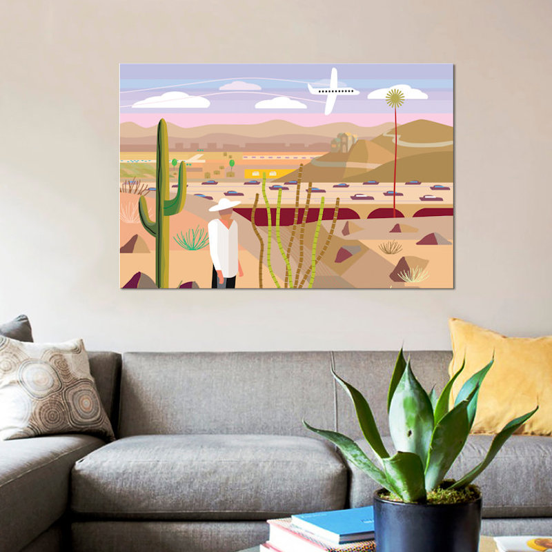 «Scottsdale», reproduction d'impression sur toile, H 8 po x l 12 po x P 0,75 po, Toile tendue, Pas de tapis