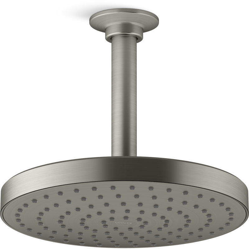 Awaken 8-In 1.75 Gpm Rainhead, Vibrant Brushed Nickel